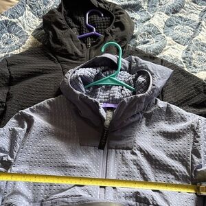 lululemon athletica Lightweight Hooded Jacket in Gray and Black